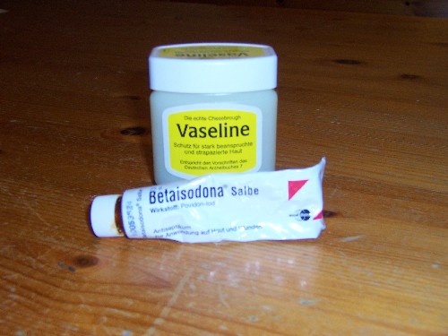 Vaseline, Jodsalbe